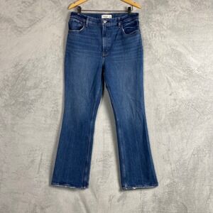 Abercrombie & Fitch The 70s Vintage Flare Ultra High Rise Jeans Blue 31/12R